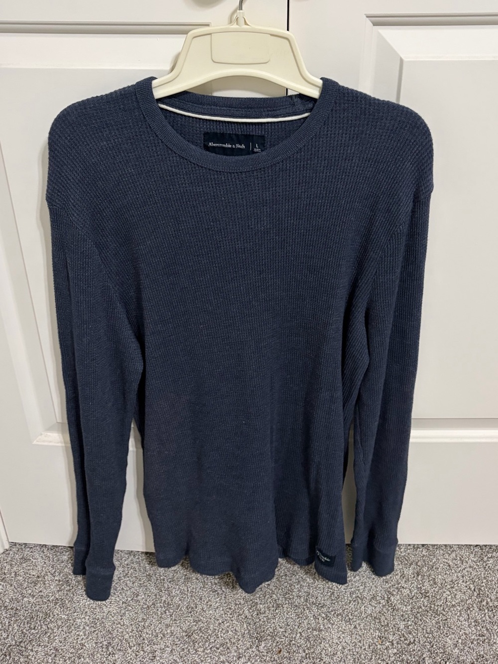 Abercrombie & Finch waffle knit long sleeve